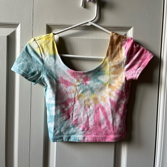 Tie dye ballet crop top: - Picture 3 of 9